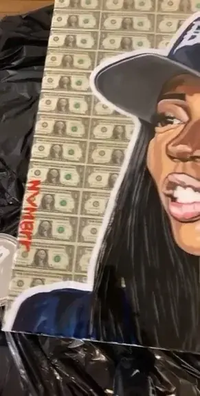 Detail of the currency ground portrait