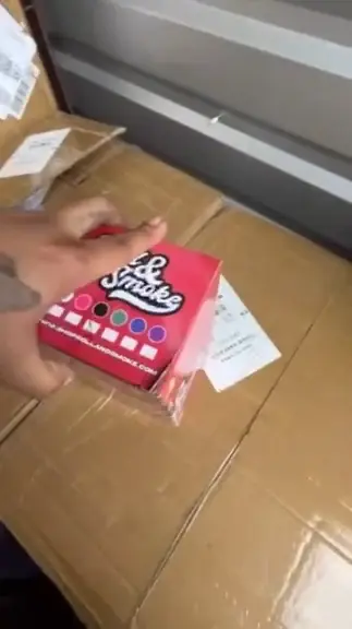 Roll and Smoke retail box held at the warehouse